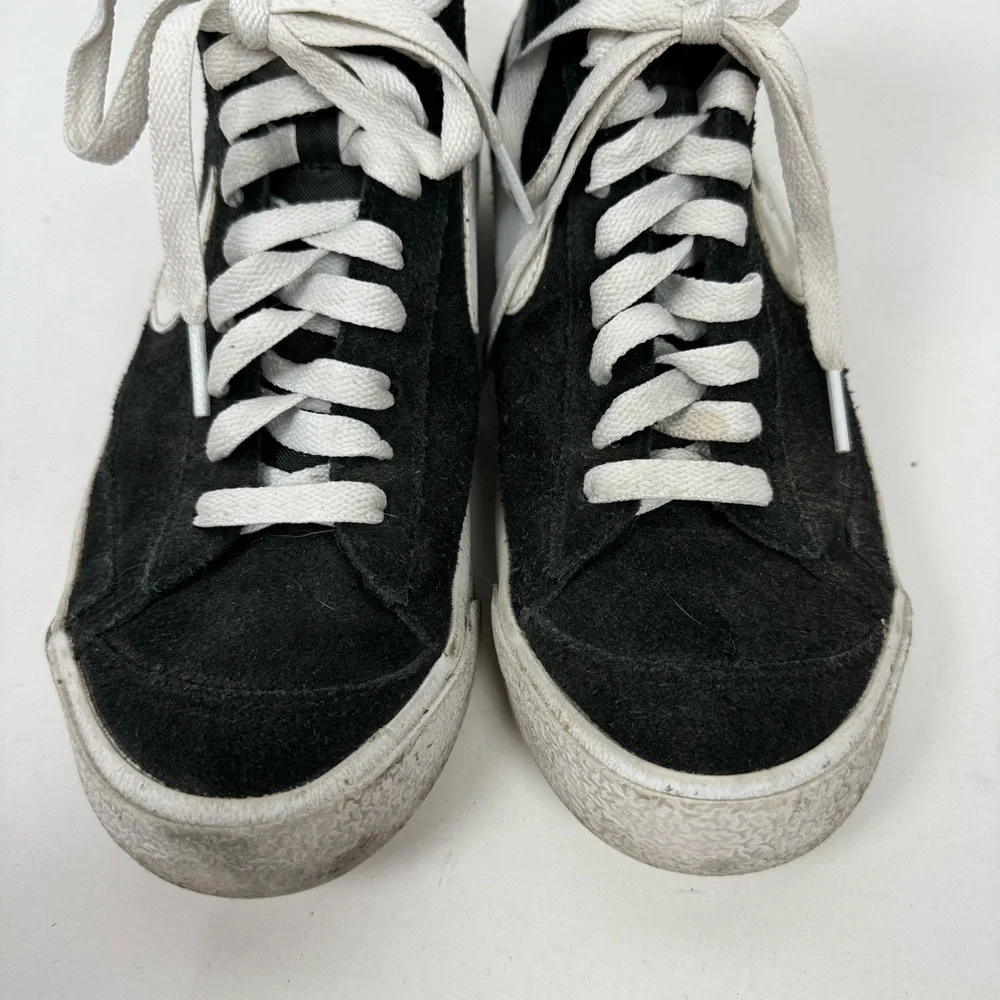 Nike Mid '77 Suede GS Black High Top Blazer dd3237-002